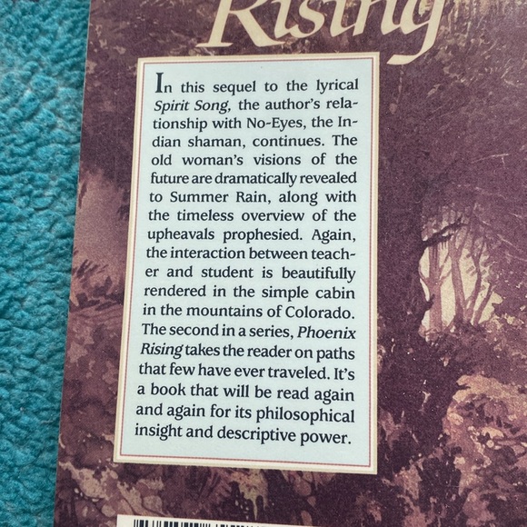 Phoenix Rising Paperback Book by Mary Summer Rain. 1987. Great shape! 9” x 6” - Picture 4 of 7